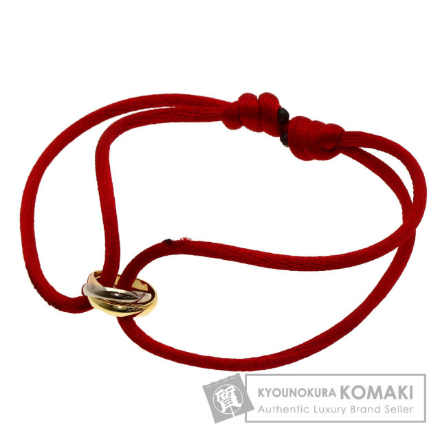 カルティエ ブレスレット トリニティ 赤コード