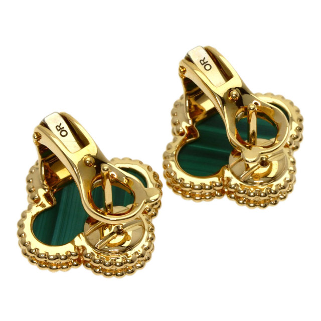 【商談中】Van Cleef ＆ Arpels ヴァンクリーフ&アーペル　K18YG マジックアルハンブラ ピアス　新品同様　正規品　VCAR Van Cleef & Arpels ヴァンクリーフ＆アーペル ピアス マジック