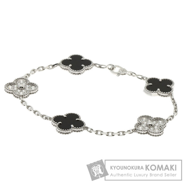 ヴァンクリーフ＆アーペル ブレスレット ヴィンテージアルハンブラ オニキス ダイヤモンド