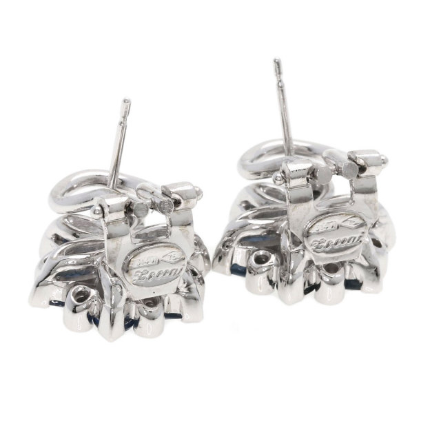 ゾッカイ ピアス サファイア ダイヤモンド