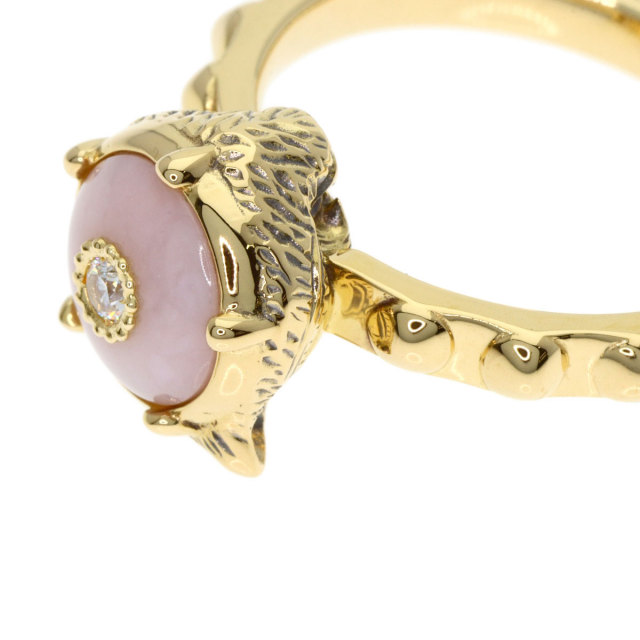 グッチ リング・指輪 ル マルシェ デ メルヴェイユ キャット ピンクオパール ダイヤモンド #12