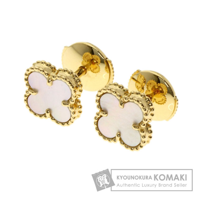 ヴァンクリーフ&アーペル ピアス スウィート アルハブラ ホワイトシェル