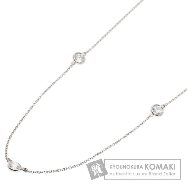 ティファニー ネックレス バイザヤード 3P ダイヤモンド