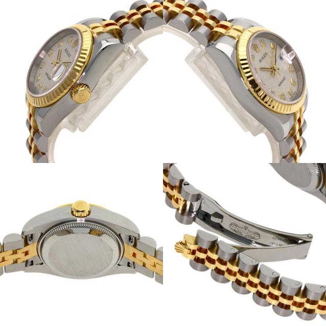 ROLEX ロレックス 179173G デイトジャスト 10P ダイヤモンド 腕時計