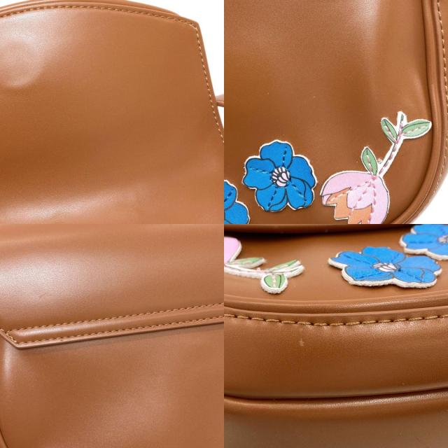 MARNI マルニ キッズ フラワー ショルダーバッグ レザー レディース [中古] MARNI マルニ キッズ フラワー ショルダーバッグ レザー レディース