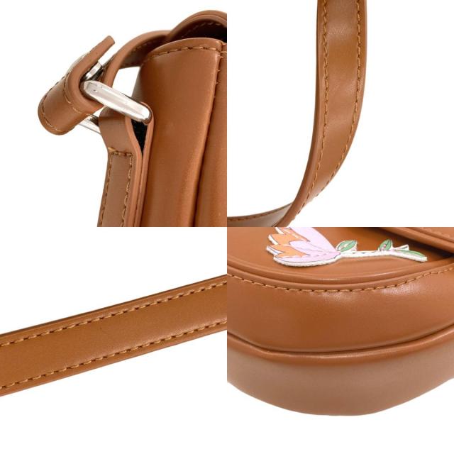 MARNI マルニ キッズ フラワー ショルダーバッグ レザー レディース [中古] MARNI マルニ キッズ フラワー ショルダーバッグ レザー レディース