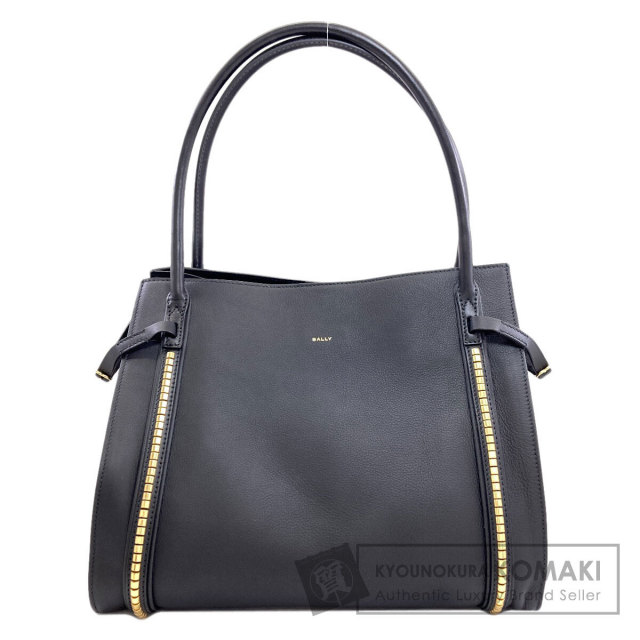 BALLY バリー ロゴ トートバッグ レザー レディース [中古] ブランド京