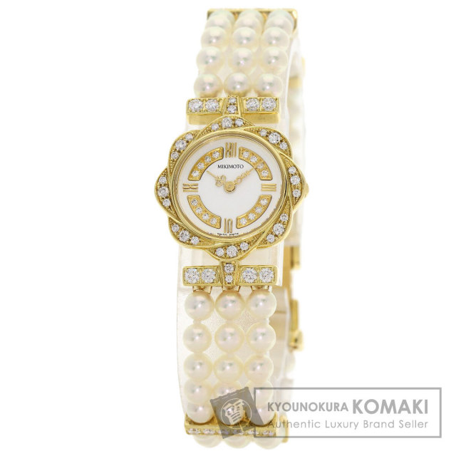 ミキモト 腕時計 パールウォッチ 真珠 ダイヤモンド