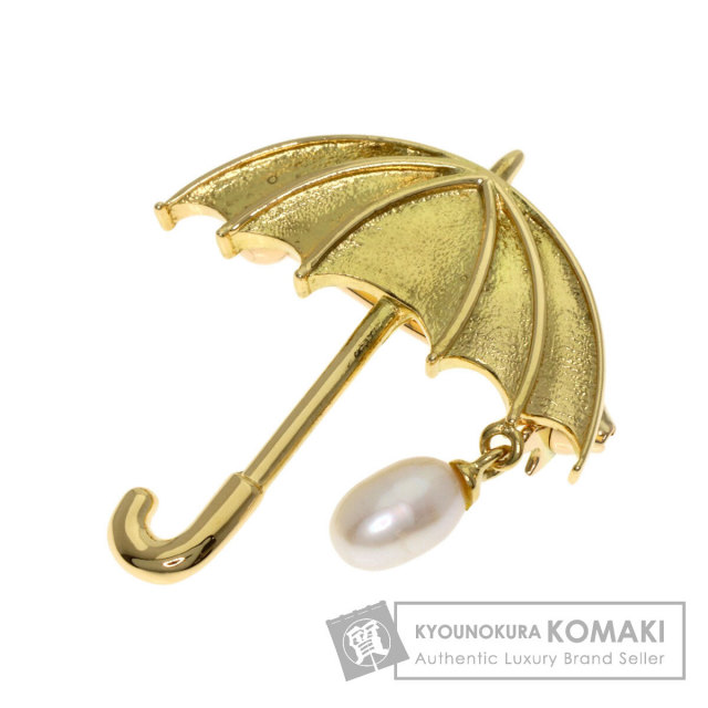 タサキ ペンダントトップ アンブレラ パール 真珠 2WAY ブローチ