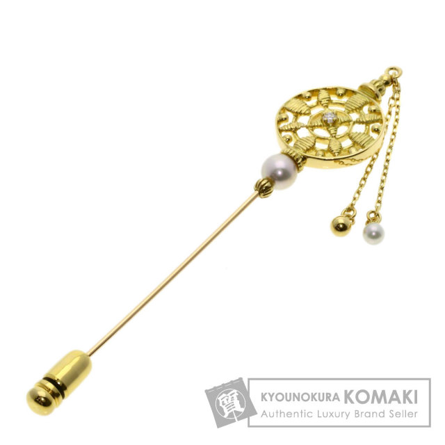 ミキモト ブローチ パール 真珠 ダイヤモンド