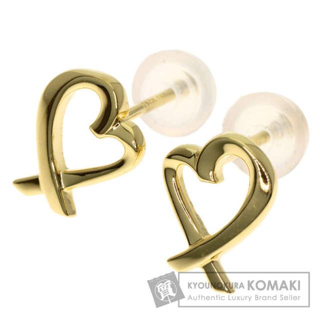 TIFFANY&Co. ティファニー ラビングハート ピアス K18イエロー TIFFANY&Co. ティファニー ラビングハート ピアス K18イエロー