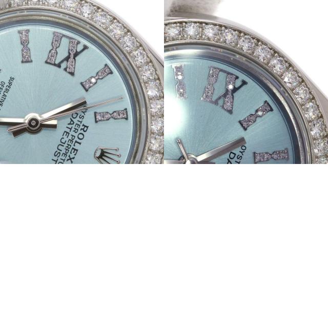 ROLEX ロレックス 279136RBR デイトジャスト 28  ベゼル ダイヤモンド 腕時計 PT PT ダイヤモンド レディース [中古] ROLEX ロレックス 279136RBR デイトジャスト 28 ベゼル ダイヤモンド
