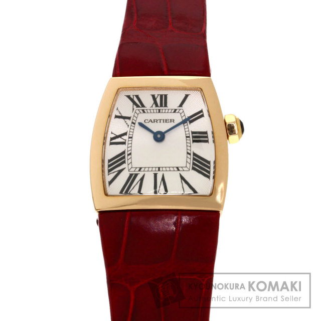 CARTIER カルティエ WB520027 ミニベニュワール メーカーコンプリート 腕時計 K18WG 革 ダイヤモンド レディース [中古] カルティエ ミニベニュワール WB520027 シルバー レディース 時計