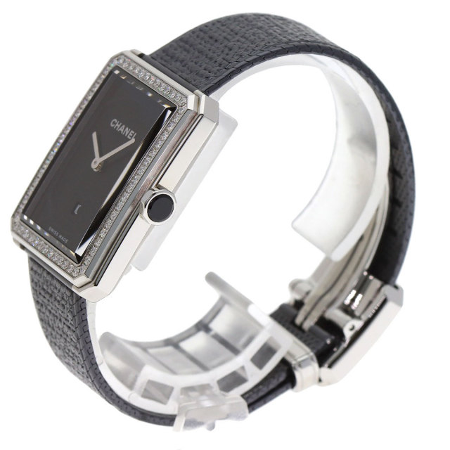 CHANEL シャネル H5318 ボーイフレンド ツイード ダイヤモンド 腕時計 SS SS ダイヤモンド レディース [中古] CHANEL シャネル H5318 ボーイフレンド ツイード ダイヤモンド 腕時計