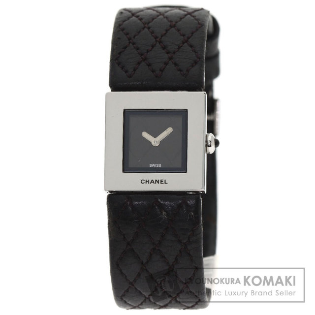 CHANEL シャネル H6401 ボーイフレンド スモールモデル 腕時計 SS 革 レディース [中古] CHANEL - CHANEL シャネル H6401 ボーイフレンド スモールモデル