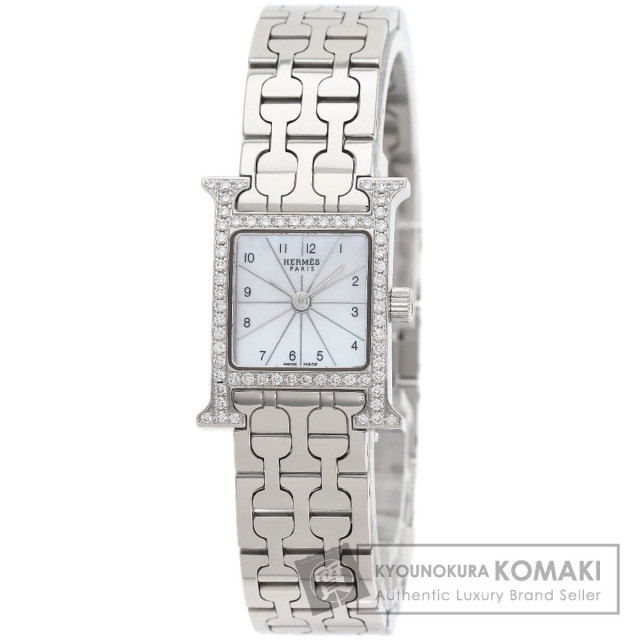 エルメス 腕時計 Hウォッチ ミニ ダイヤモンド