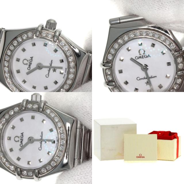 OMEGA オメガ 1465.71 コンステレーション ミニ ベゼルダイヤモンド 腕時計 SS SS ダイヤモンド レディース [中古] OMEGA オメガ 1465.71 コンステレーション ミニ ベゼルダイヤモンド