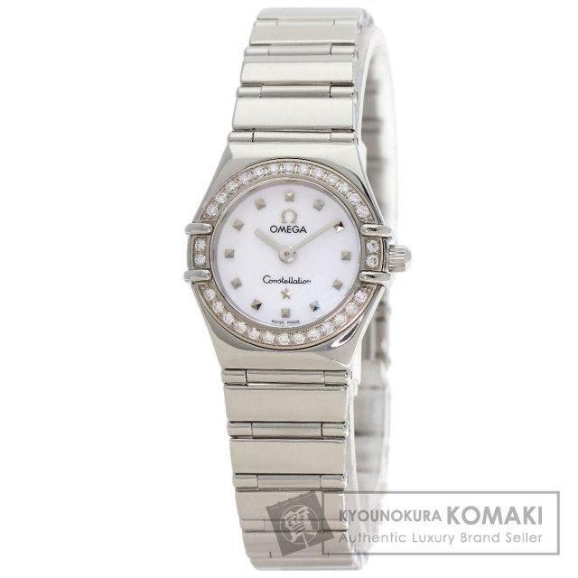 OMEGA オメガ 1262.75 コンステレーション ミニ 12P ダイヤモンド 腕時計 SS SSxK18YG レディース [中古] OMEGA（オメガ） コンステレーション ミニ 12Pダイヤ 1262.75 中古