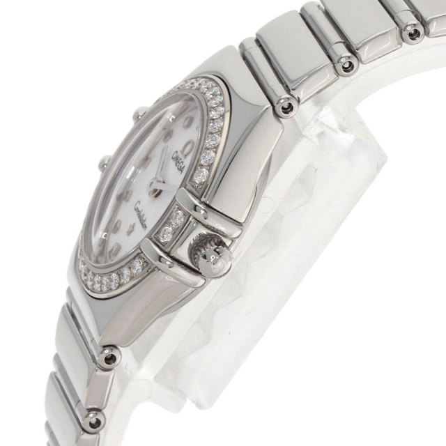 OMEGA オメガ 1465.71 コンステレーション ミニ ベゼルダイヤモンド 腕時計 SS SS ダイヤモンド レディース [中古] OMEGA オメガ 1465.71 コンステレーション ミニ ベゼルダイヤモンド