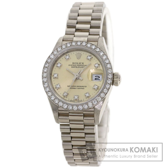 ロレックス 腕時計 デイトジャスト 10P ダイヤモンド