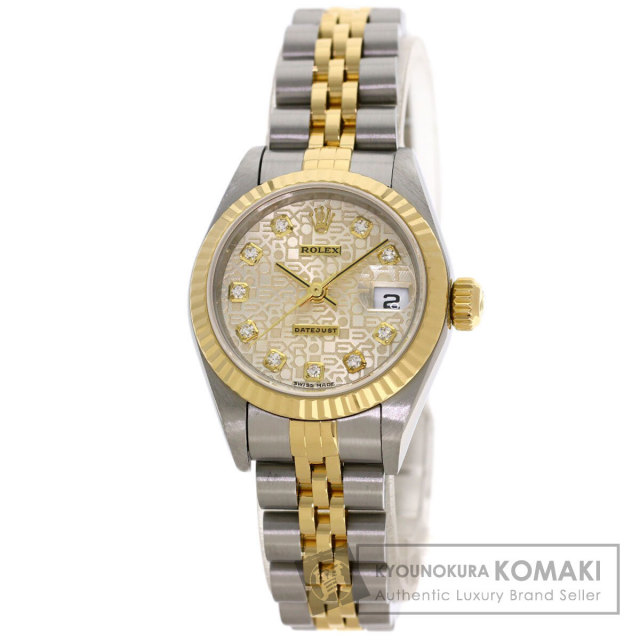 ROLEX ロレックス 79173G デイトジャスト 10P ダイヤモンド 腕時計