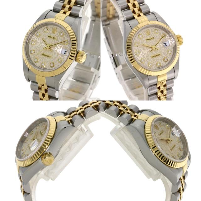 ROLEX ロレックス 79173G デイトジャスト 10P ダイヤモンド 腕時計