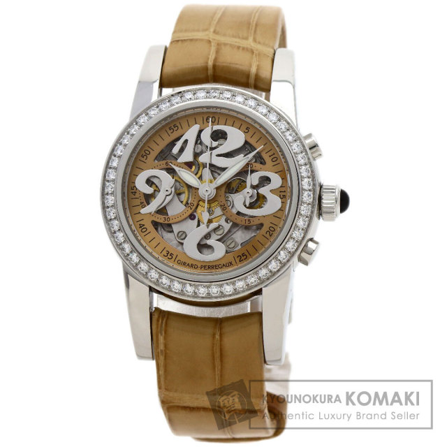 ジラール・ペルゴ 腕時計 スモール クロノグラフ スケルトン