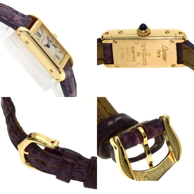 CARTIER カルティエ W1529956 タンクアロンジェ 腕時計 K18イエロー