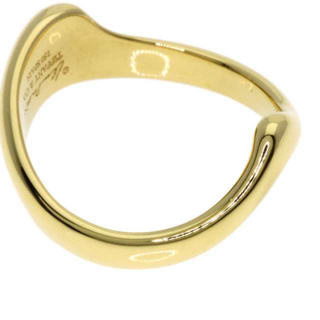 TIFFANY&Co. ティファニー カーブドウェーブ リング・指輪 K18イエロー