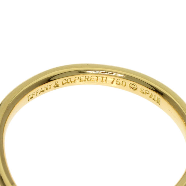 TIFFANY&Co. ティファニー カーブ ドバンド リング・指輪 K18イエロー