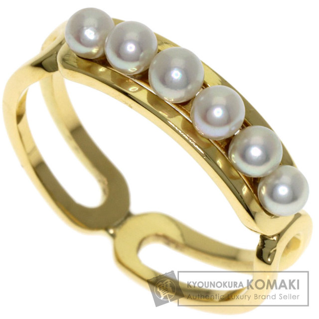 MIKIMOTO ミキモト ベビーパール 真珠 リング・指輪 K18イエロー MIKIMOTO ミキモト ベビーパール 真珠 リング・指輪 K18イエロー