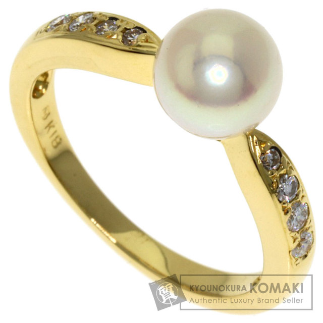 ミキモト リング・指輪 パール 真珠 ダイヤモンド