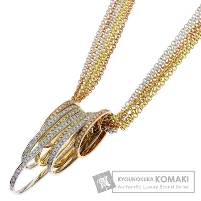 セレクトジュエリー ネックレス スリーカラー ダイヤモンド