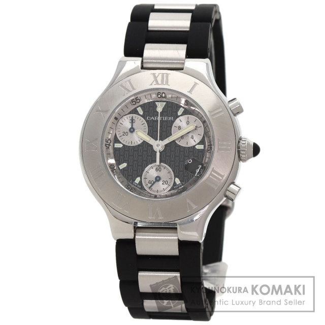 カルティエ 腕時計 マスト21 クロノスカフ