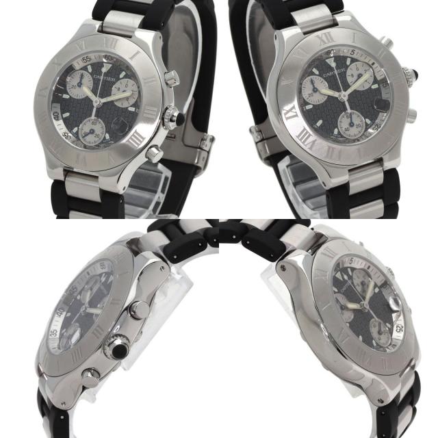 CARTIER カルティエ W10125U2 マスト21 クロノスカフ 腕時計