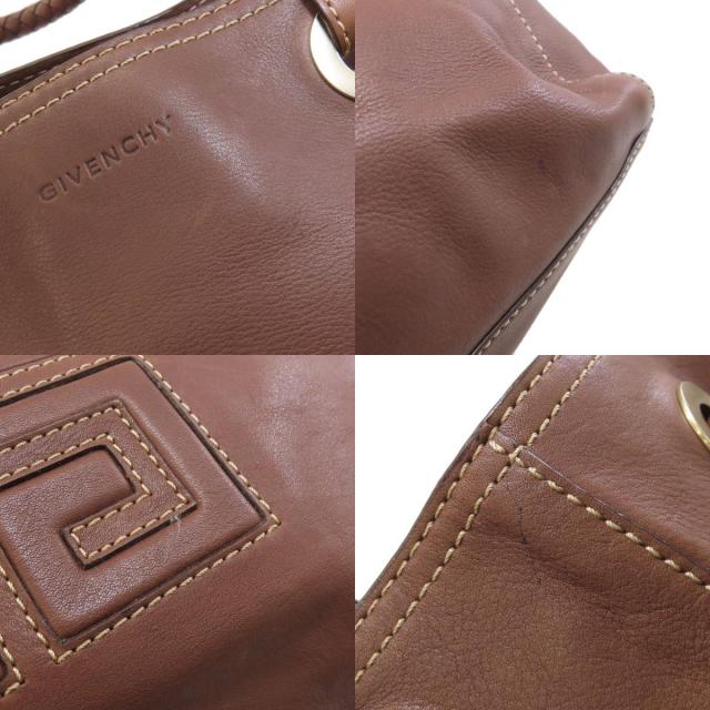 GIVENCHY ジバンシー ロゴ トートバッグ レザー レディース [中古