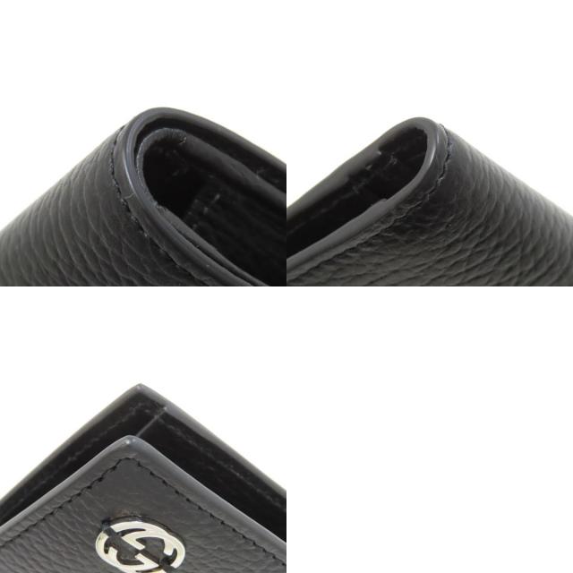 グッチ 二つ折り財布（小銭入れあり） アウトレット インターロッキングG