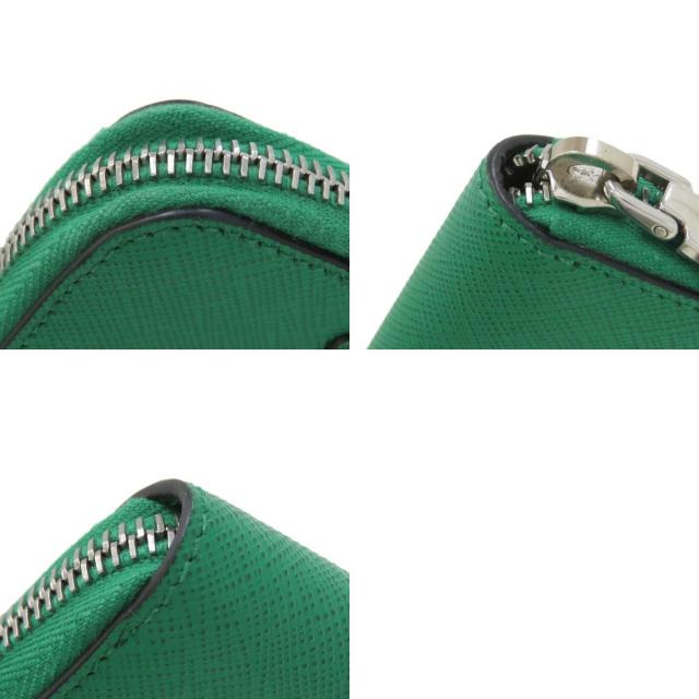 PRADA プラダ ロゴ金具 カードケース サフィアーノ レディース [中古