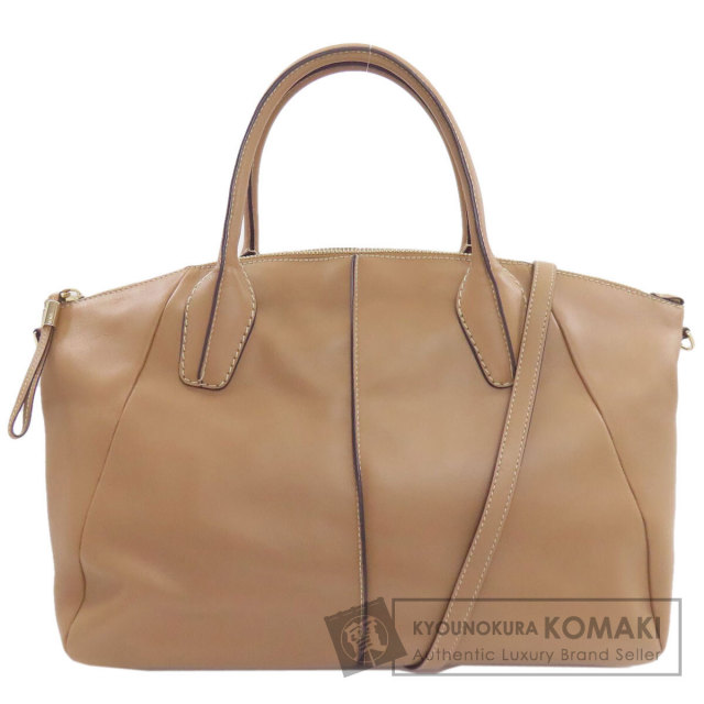 TODS トッズ 2WAY トートバッグ レザー レディース [中古] ブランド京