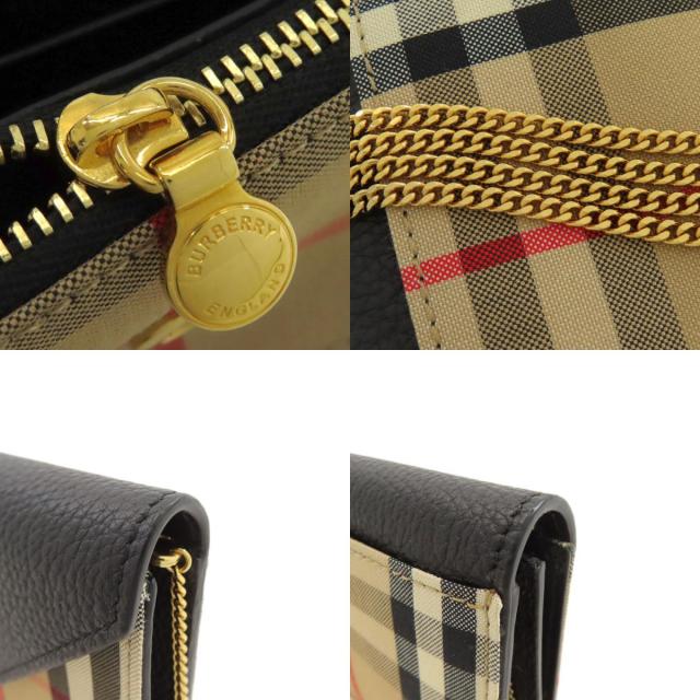BURBERRY バーバリー チェーンウォレット バーバリーチェック コイン