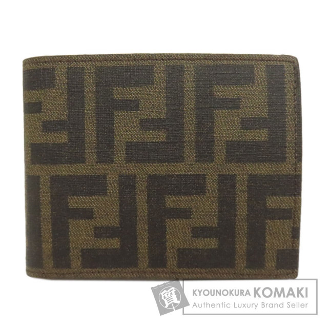 フェンディ 二つ折り財布（小銭入れあり） ズッカ柄