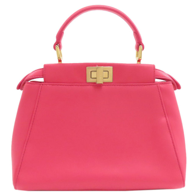 FENDI フェンディ ピーカブー ミニ 2WAY ハンドバッグ カーフ