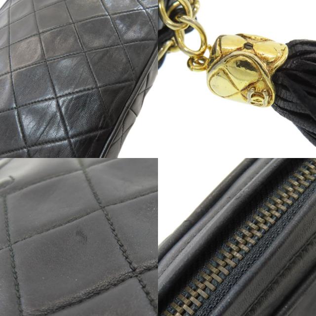 シャネル ショルダーバッグ チェーンショルダー マトラッセ フリンジ ゴールド金具