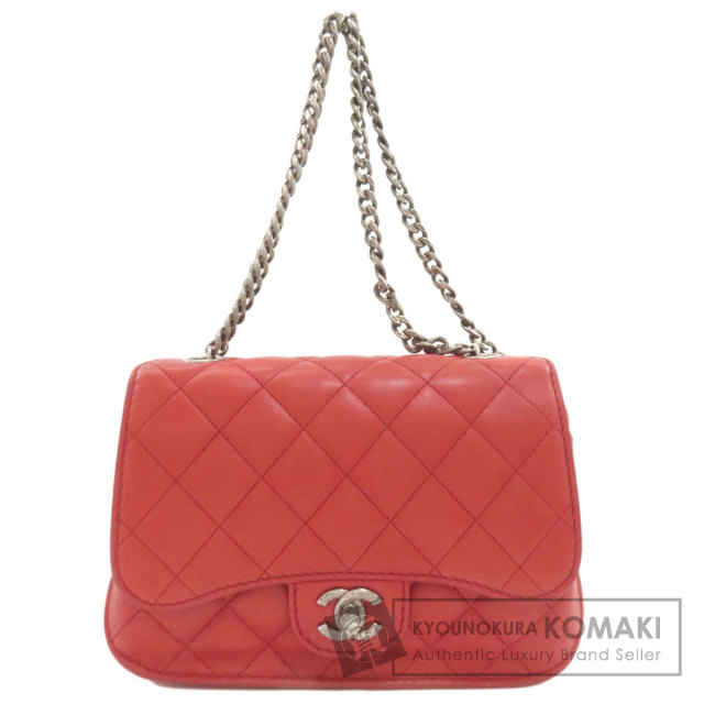 シャネル ショルダーバッグ チェーンショルダー マトラッセ シルバー金具