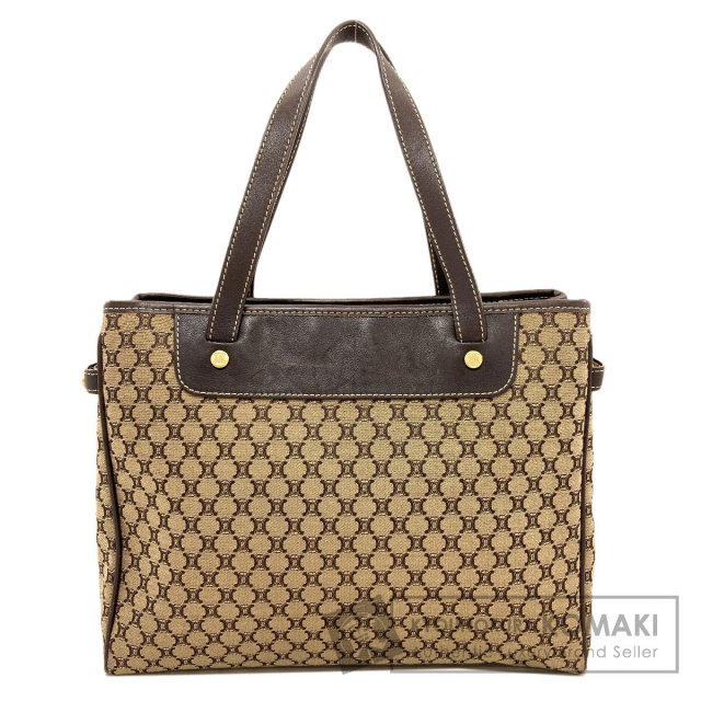 CELINE セリーヌ マカダム柄 ハンドバッグ レディース ブランド CELINE セリーヌ マカダム柄 ハンドバッグ キャンバス レディース