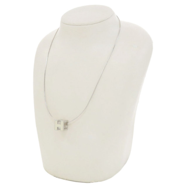 HERMES エルメス Hキューブ ネックレス 金属製 レディース [中古