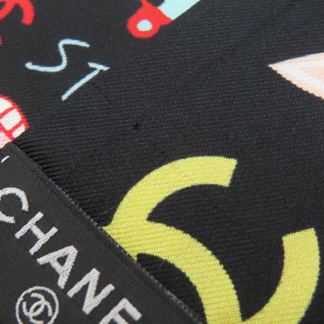 CHANEL シャネル バンドー スカーフ シルク レディース [中古