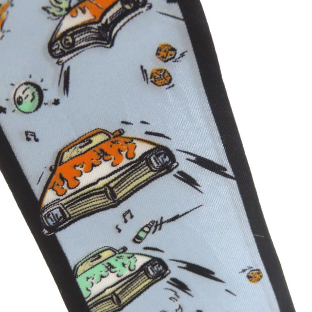 プラダ スカーフ プリントシルクツイル スキニースカーフ