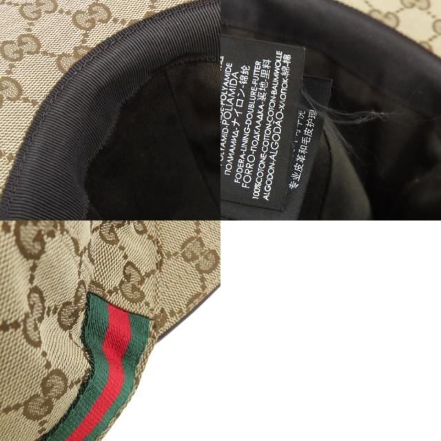 グッチ 帽子 GG柄