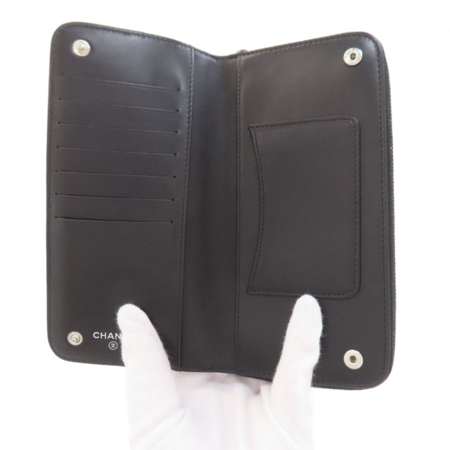 シャネル 長財布（小銭入れあり） マトラッセ シルバー金具